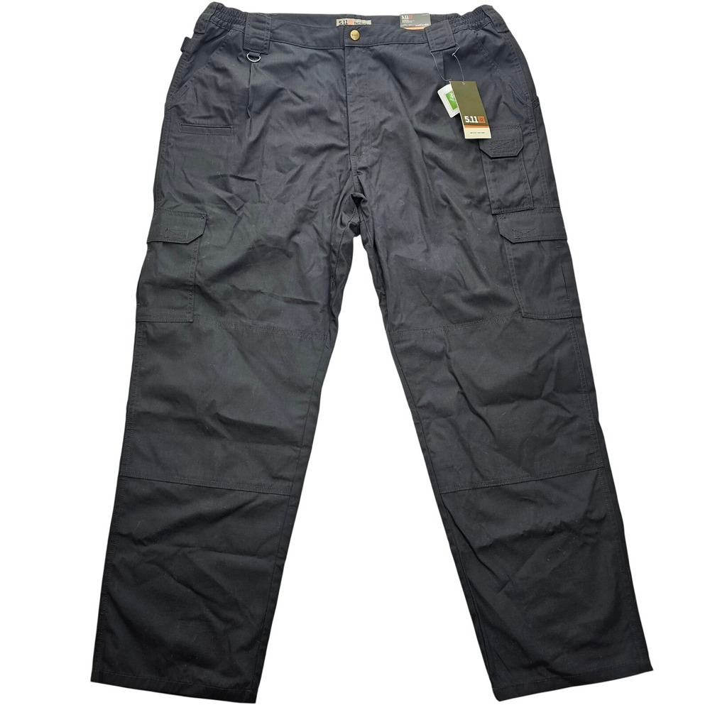 5.11 Tactical Mens Cargo Pants Black Ripstop‎ Workwear 44x32 New NWT 74251